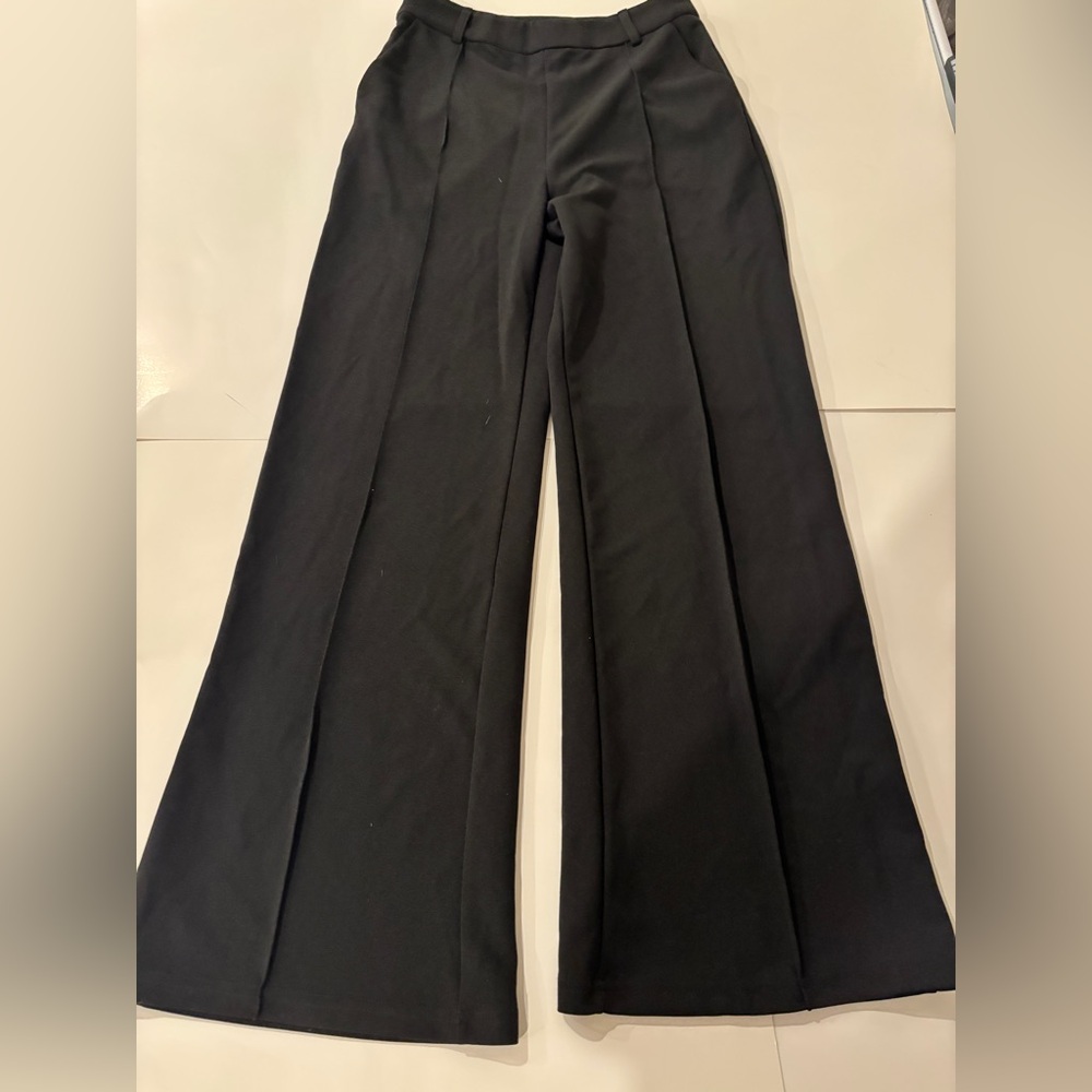 SHEIN Classic Black Flare Pants